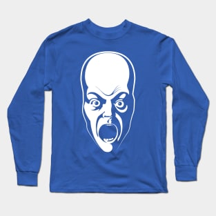 Crazy blue alian Long Sleeve T-Shirt